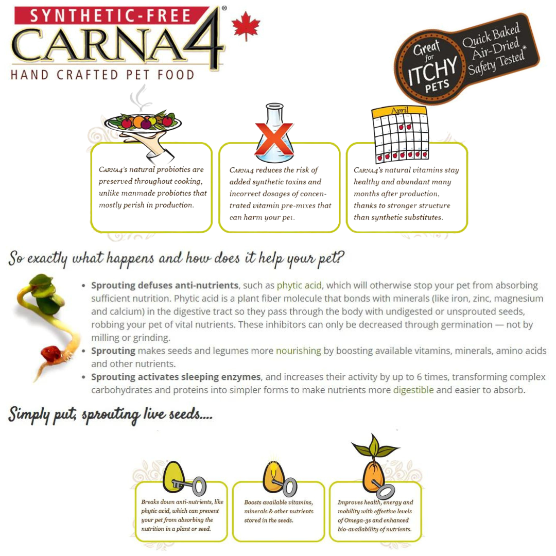 Carna4 Hand Crafted Dog Food - Goat