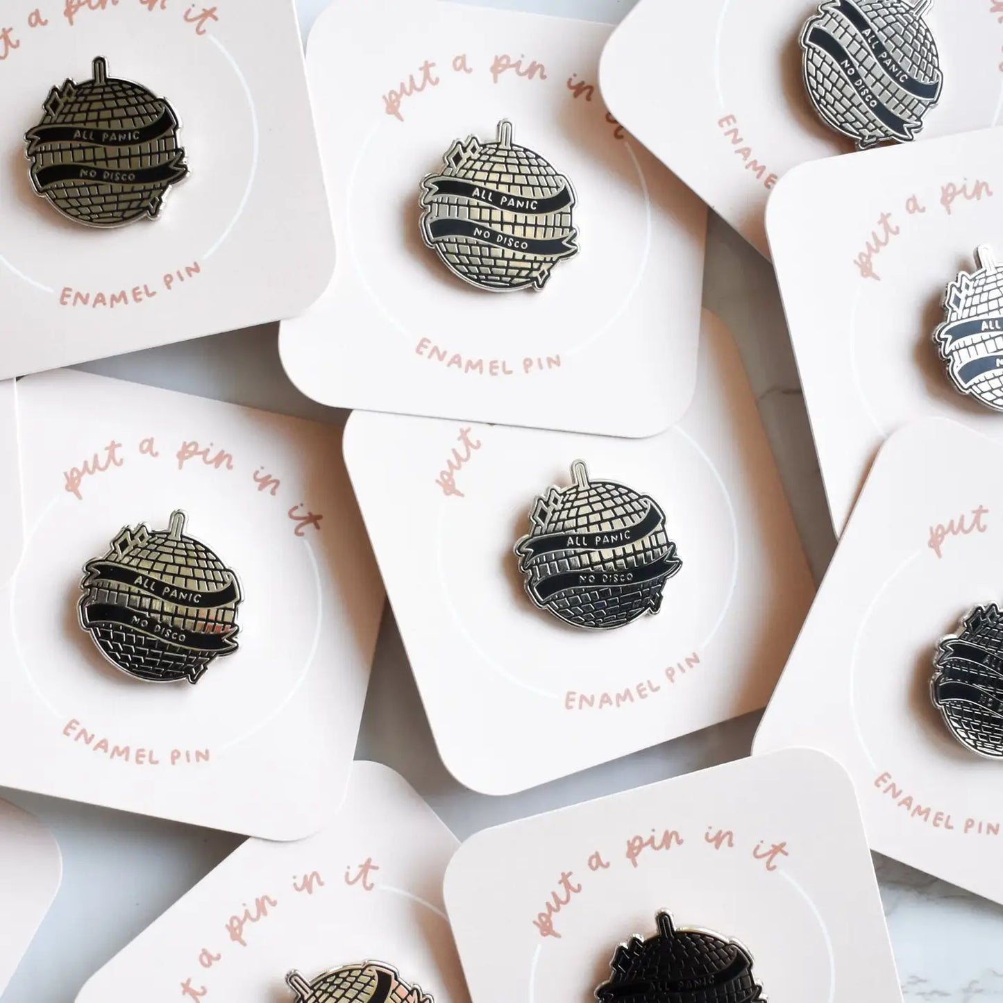 Enamel Pin - All Panic No Disco