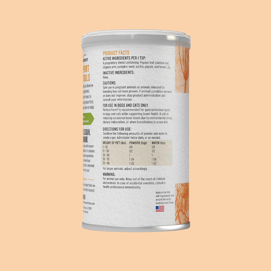 The Honest Kitchen Perfect Form Herbal Digestive Supplement