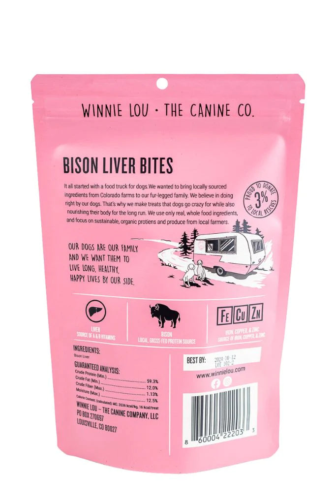 Winnie Lou Bison Liver Bites