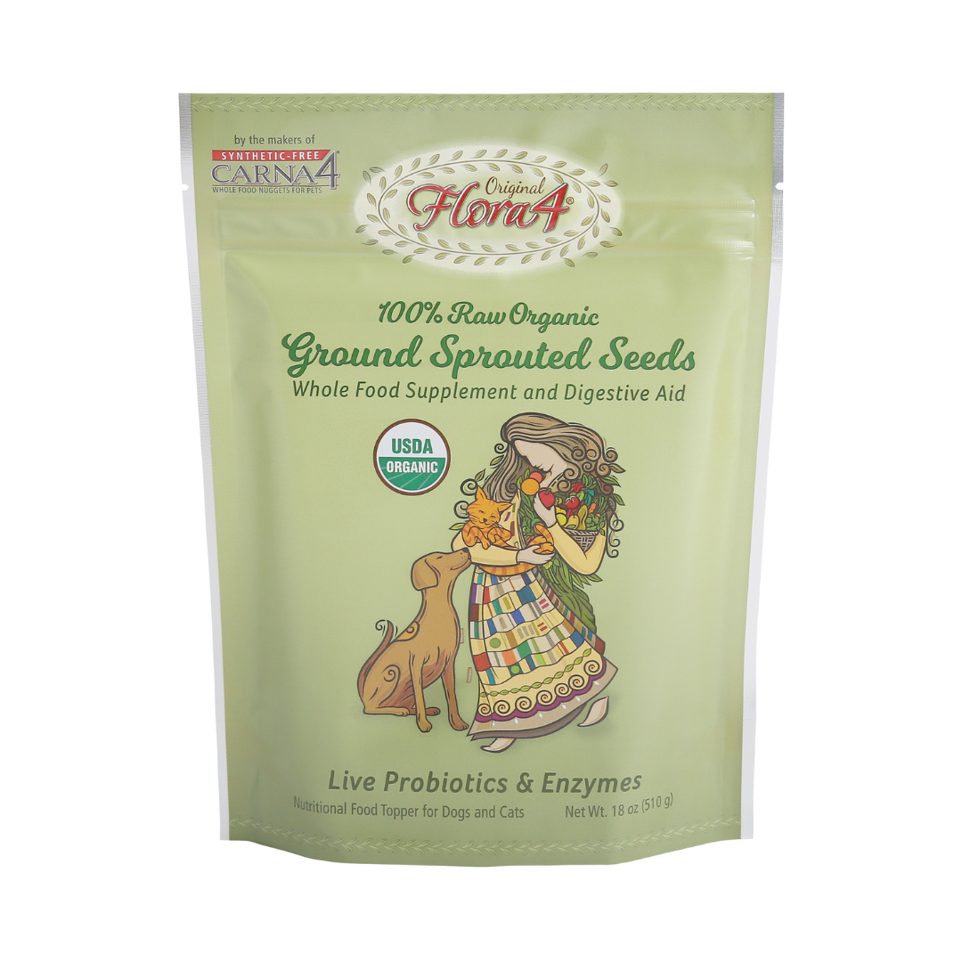 Carna4 Flora4 Ground Sprouted Seeds - 18oz