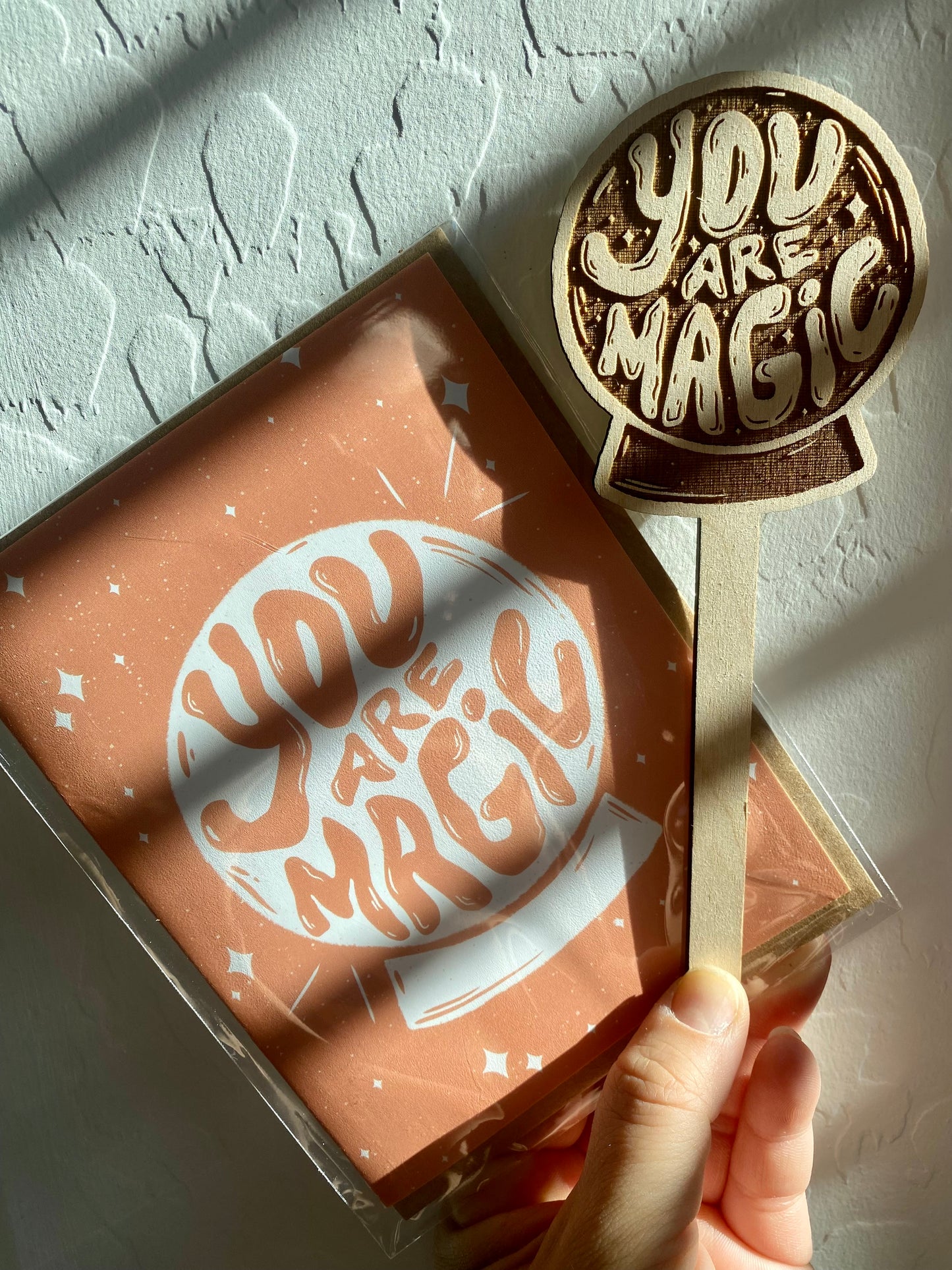 Wooden Stake Plant Marker Decor - You are Magic