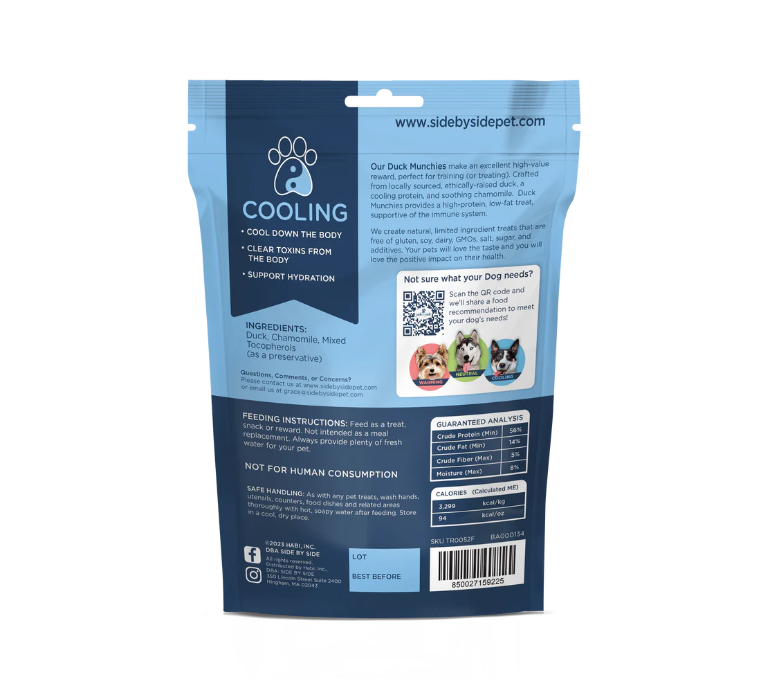 Side by Side Duck Munchies Treat