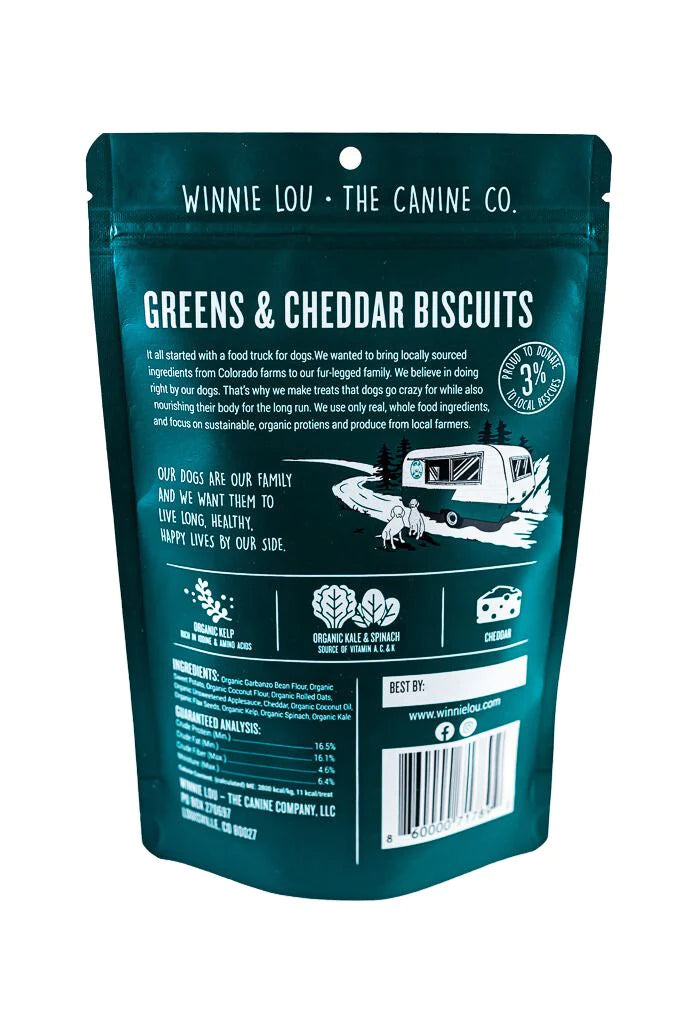 Winnie Lou Greens & Cheddar Pretzels