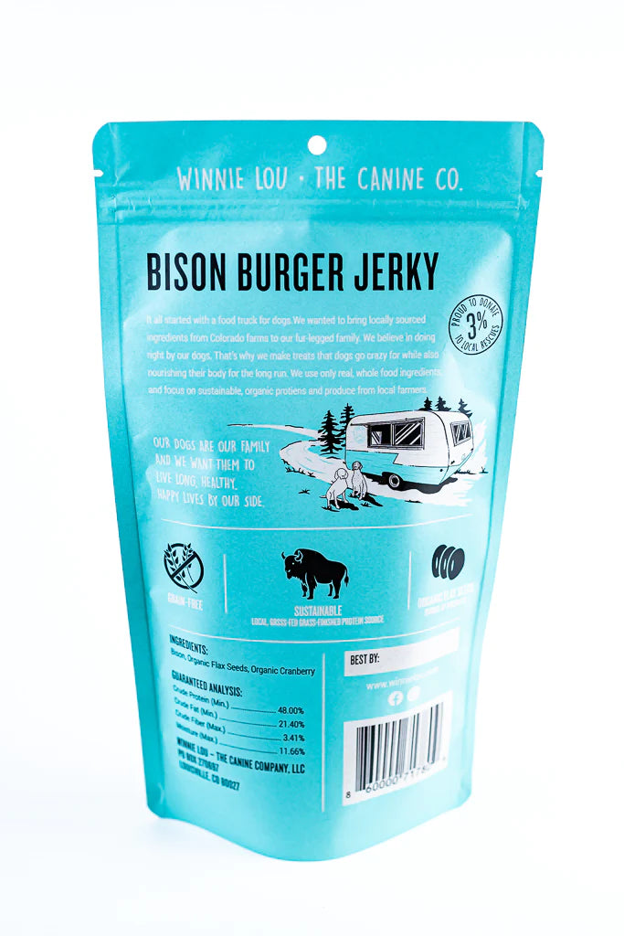 Winnie Lou Bison Burger Jerky