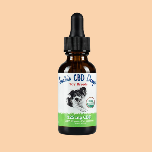 Suzie's CBD Drops 125mg -  CBD for Toy Breed Dogs