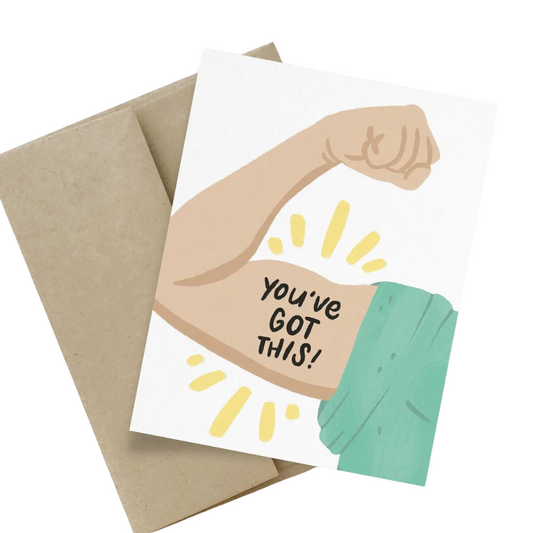 Greeting Card - "You've Got This" Encouragement - Blank Inside