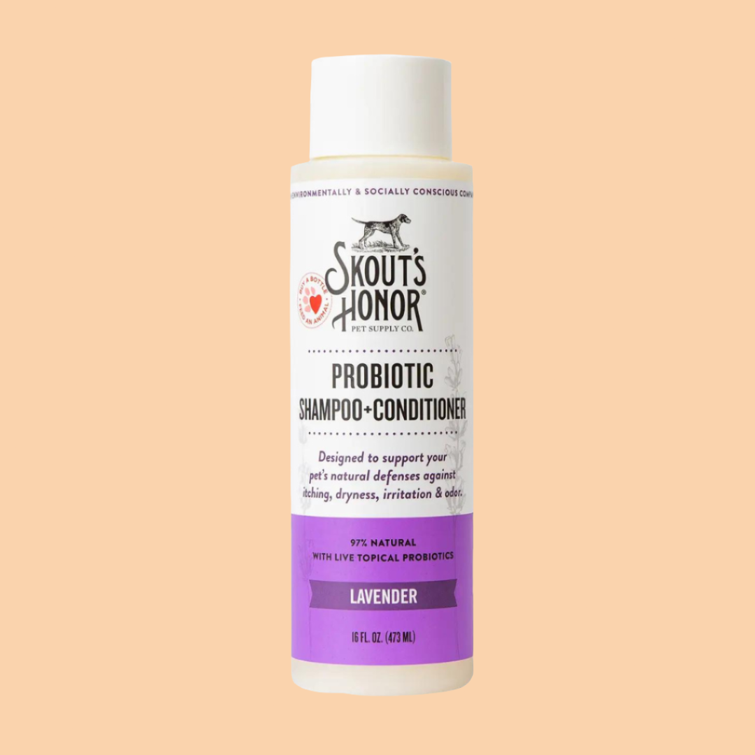 Skout's Honor Probiotic Dog Shampoo and Conditioner - Lavender