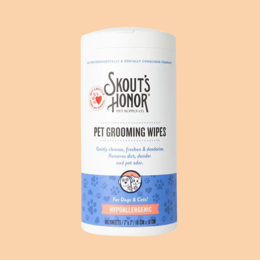 Skout's Honor Hypoallergenic Non-Scented Pet Grooming Wipes