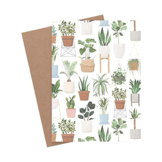 Greeting Card - Plants for Any Occasion  - Blank Inside