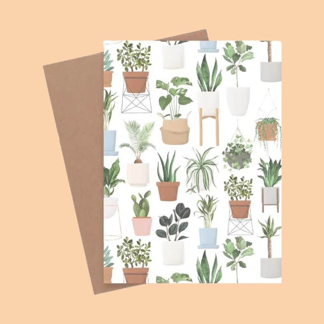 Greeting Card - Plants for Any Occasion  - Blank Inside