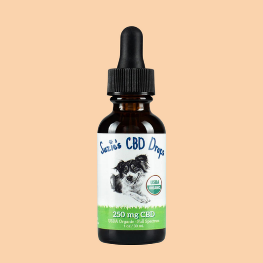 Suzie's CBD Drops 250mg - Small to Medium Breed