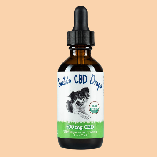 Suzie's CBD Drops 500mg Tincture - Medium to Large Dogs