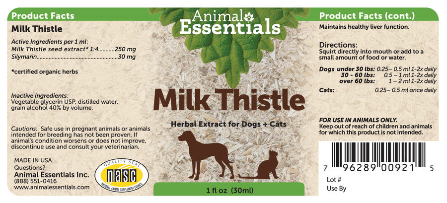 Animal Essentials Milk Thistle
