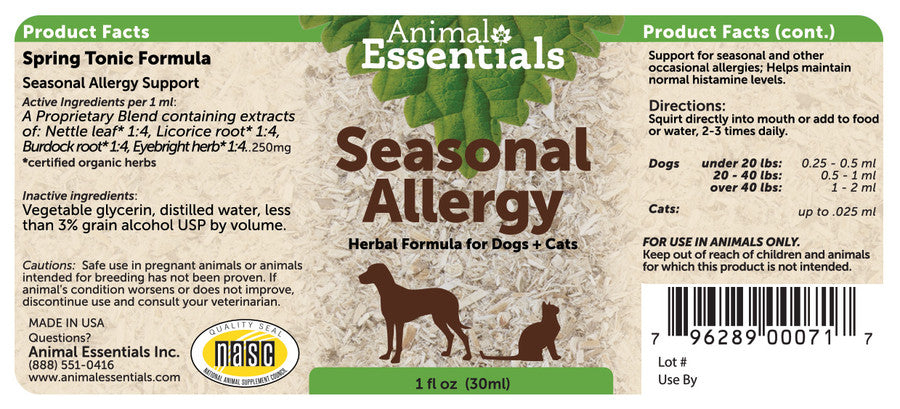 Animal Essentials Seasonal Allergy Support