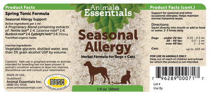 Animal Essentials Seasonal Allergy Support