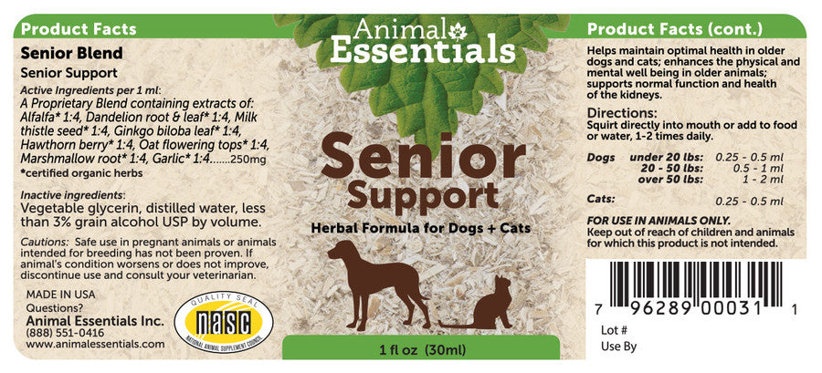 Animal Essentials Senior Support