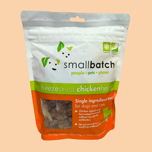 SmallBatch Freeze Dried Chicken Hearts