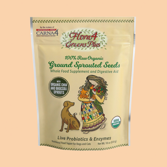 Carna4 Flora4 Ground Sprouted Seeds - 18oz