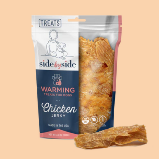 Side by Side Chicken Jerky