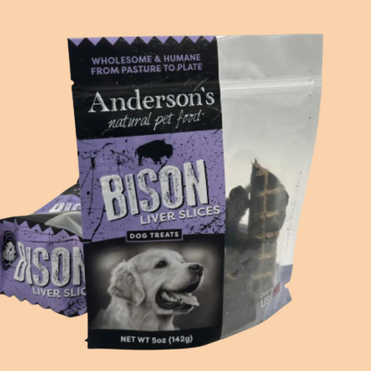 Anderson's Natural Bison Liver Slices