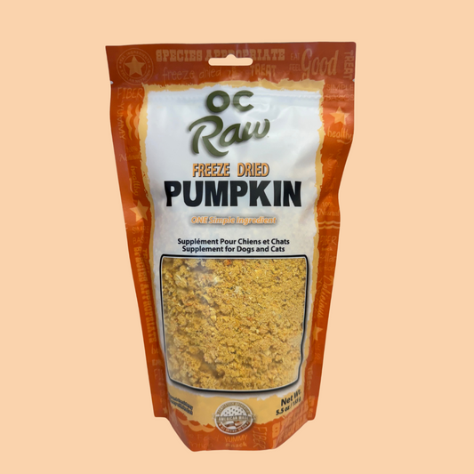 OC Raw Freeze Dried Pumpkin