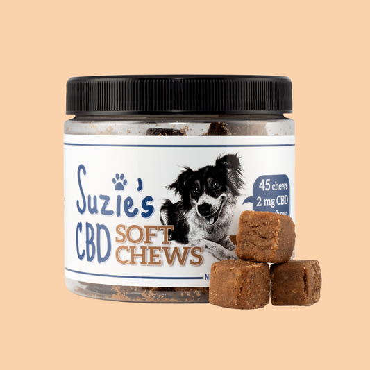 Suzie's CBD Treats 2mg Soft Chews - Peanut Butter & Carob