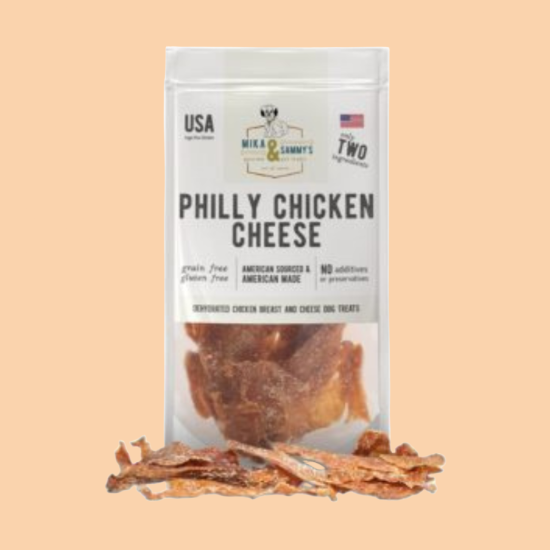 Mika & Sammy's Philly Cheese Chicken Jerky (5oz bag)