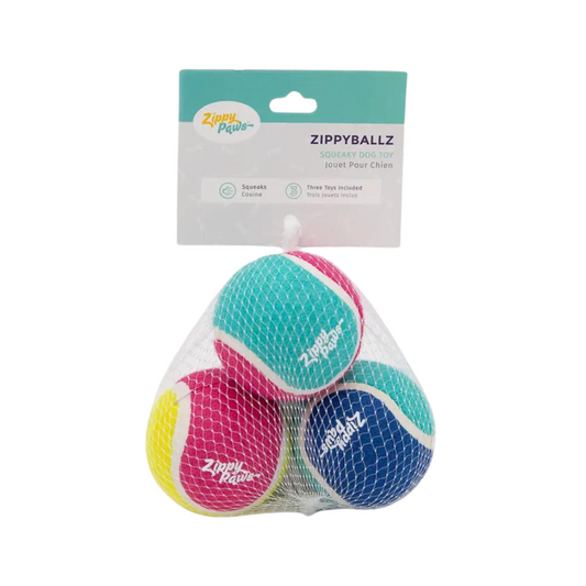 ZippyPaws Squeak Toy Ball 3-pack