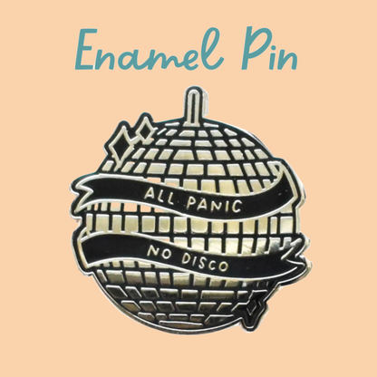 Enamel Pin - All Panic No Disco