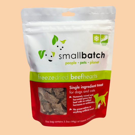 SmallBatch Freeze Dried Beef Hearts