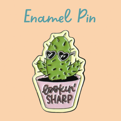 Enamel Pin - Lookin' Sharp