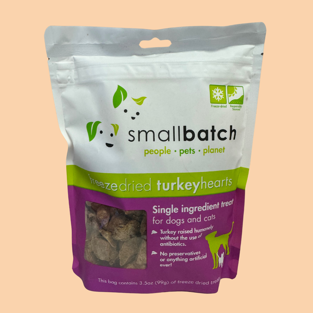 SmallBatch Freeze Dried Turkey Hearts