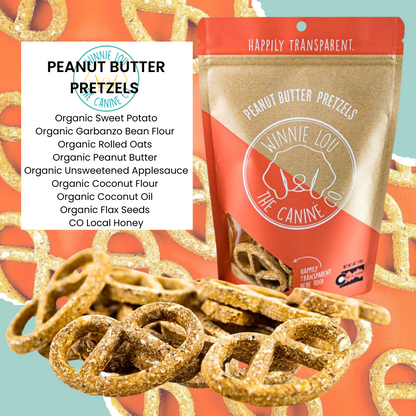 Winnie Lou Peanut Butter Pretzels