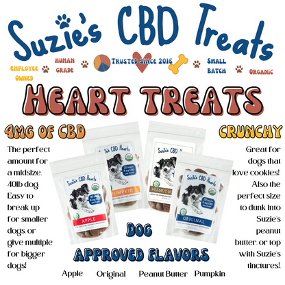 Suzie's CBD Treats 4mg Hearts - Original